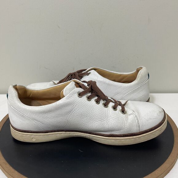 Royal Albartross Golf Shoes Men‎ Size 12 The Pontiac Spikeless White Leather - Picture 7 of 15
